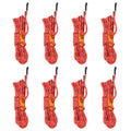 Zeltleinen mit Seilspannern 8 Stk. Reflektierend 4 m 4 mm