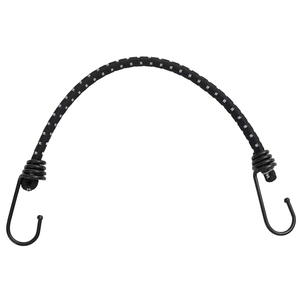 Gummiseile Reflektierend mit Haken 50 Stk. 38 cm