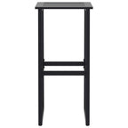 Barhocker 4 Stk. Schwarz 38x38x80 cm Pulverbeschichteter Stahl
