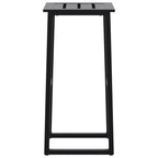 Barhocker 4 Stk. Schwarz 38x38x80 cm Pulverbeschichteter Stahl