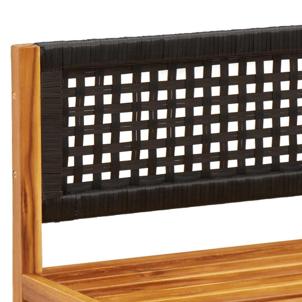 Gartensofa-Ecke mit Kissen Holz Akazie & Rattan