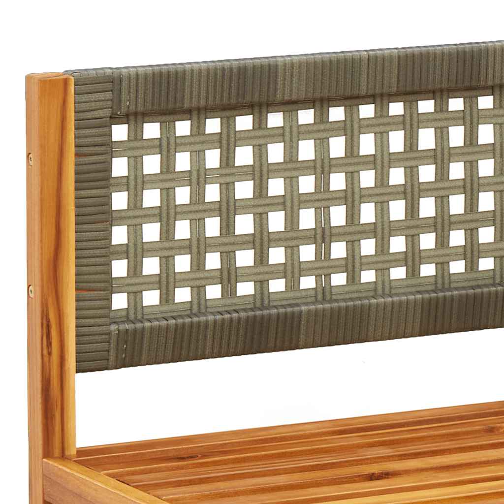 Gartensofa-Ecke mit Kissen Holz Akazie & Rattan