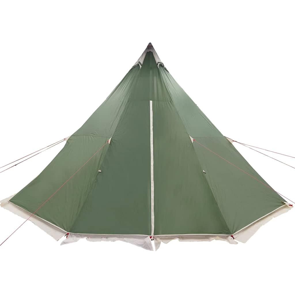 Tipi-Familienzelt 8 Personen Grün Wasserdicht