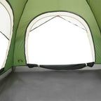 Campingzelt 4 Personen Grün Wasserdicht