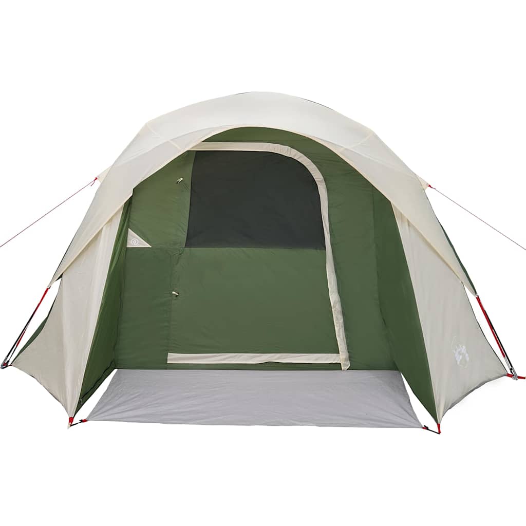 Campingzelt 4 Personen Grün Wasserdicht