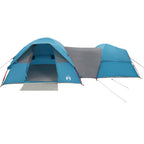 Campingzelt 5 Personen Blau Wasserdicht