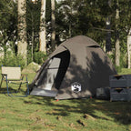 Kuppel-Campingzelt 2 Personen Braun Wasserdicht