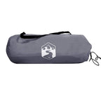 Camping-Windschutz Grau und Orange 510x153 cm Wasserdicht