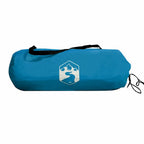 Camping-Windschutz Blau 490x123 cm Wasserdicht