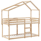 Etagenbett ohne Matratze 90x200 cm Massivholz Kiefer