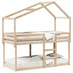 Etagenbett ohne Matratze 90x190 cm Massivholz Kiefer