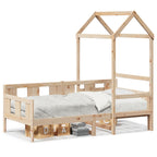 Tagesbett mit Dach 80x200 cm Massivholz Kiefer