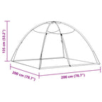 Moskito-Netzzelt Mongolisch 220 Mesh Weiß 200x200x135 cm