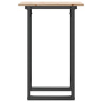 Esstisch O-Gestell 50x50x75 cm Massivholz Kiefer und Stahl
