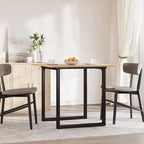 Esstisch O-Gestell 90x90x75cm Massivholz Kiefer und Stahl