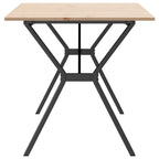 Esstisch Y-Gestell 160x80x75 cm Massivholz Kiefer und Stahl