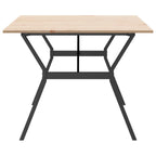 Esstisch Y-Gestell 200x100x75cm Massivholz Kiefer und Stahl