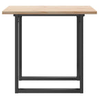Esstisch O-Gestell 90x90x75,5 Massivholz Kiefer und Stahl