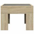Couchtisch mit Infinity-LED Sonoma-Eiche 40x40x30 cm