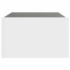 Couchtisch mit Infinity-LED Weiß 70x50x30 cm
