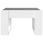Couchtisch mit Infinity-LED Weiß 50x53x30 cm