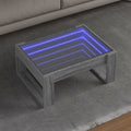 Couchtisch mit Infinity-LED Grau Sonoma 70x53x30 cm