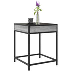 Couchtisch mit Infinity-LED Grau Sonoma 40x40x51 cm