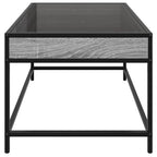 Couchtisch mit Infinity-LED Grau Sonoma 70x50x41 cm