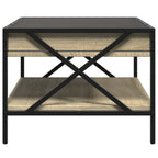 Couchtisch mit Infinity-LED Sonoma-Eiche 70x50x38 cm