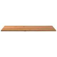 Schreibtischplatte Hellbraun 220x90x4 cm Massivholz Eiche