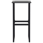 11-tlg. Gartenbar-Set Schwarz Pulverbeschichteter Stahl