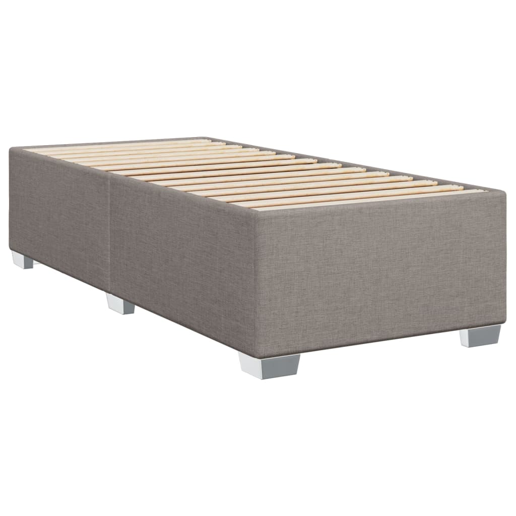 Bettgestell ohne Matratze Taupe 80x200 cm Stoff