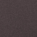 Bettgestell ohne Matratze Dunkelbraun 90x190 cm Stoff