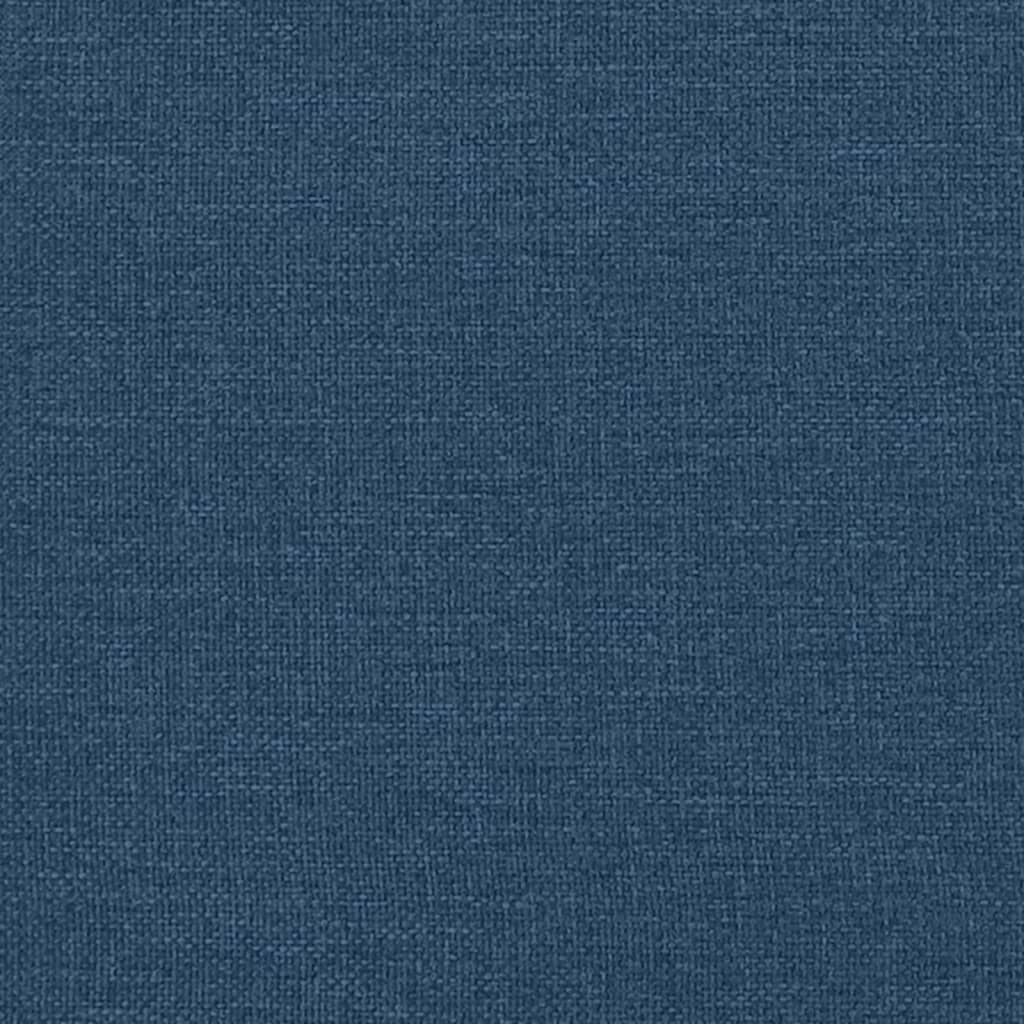 Bettgestell ohne Matratze Blau 90x200 cm Stoff