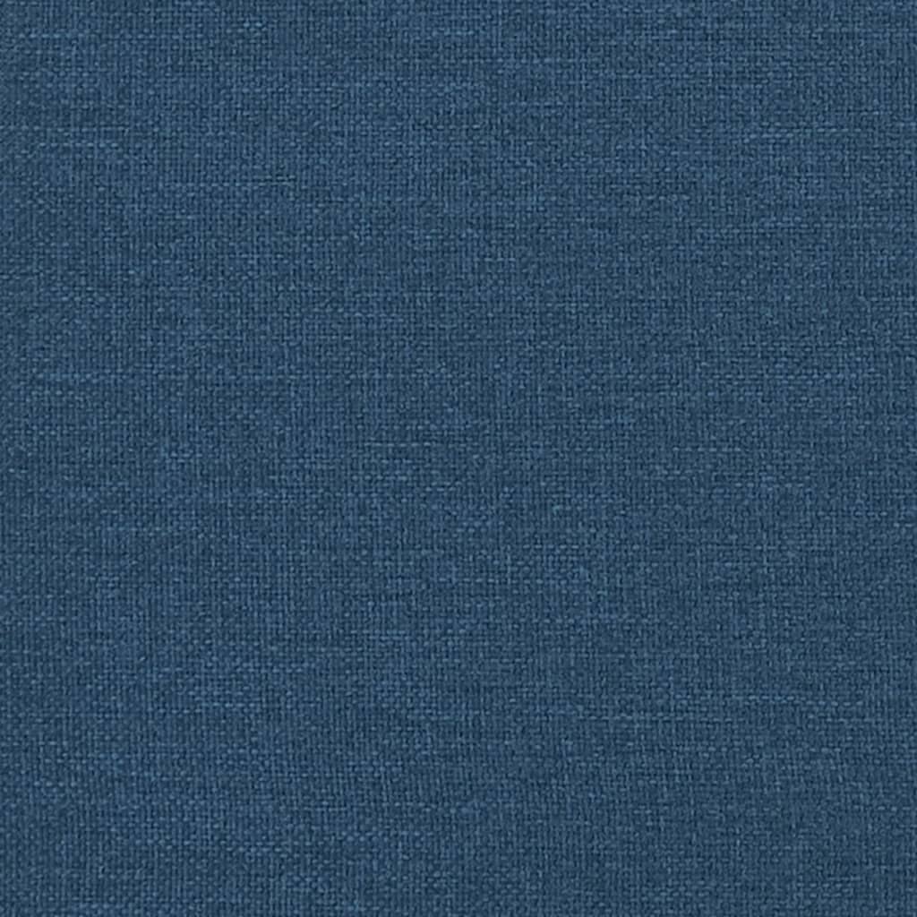 Bettgestell ohne Matratze Blau 100x200 cm Stoff