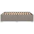 Bettgestell ohne Matratze Taupe 140x200 cm Stoff
