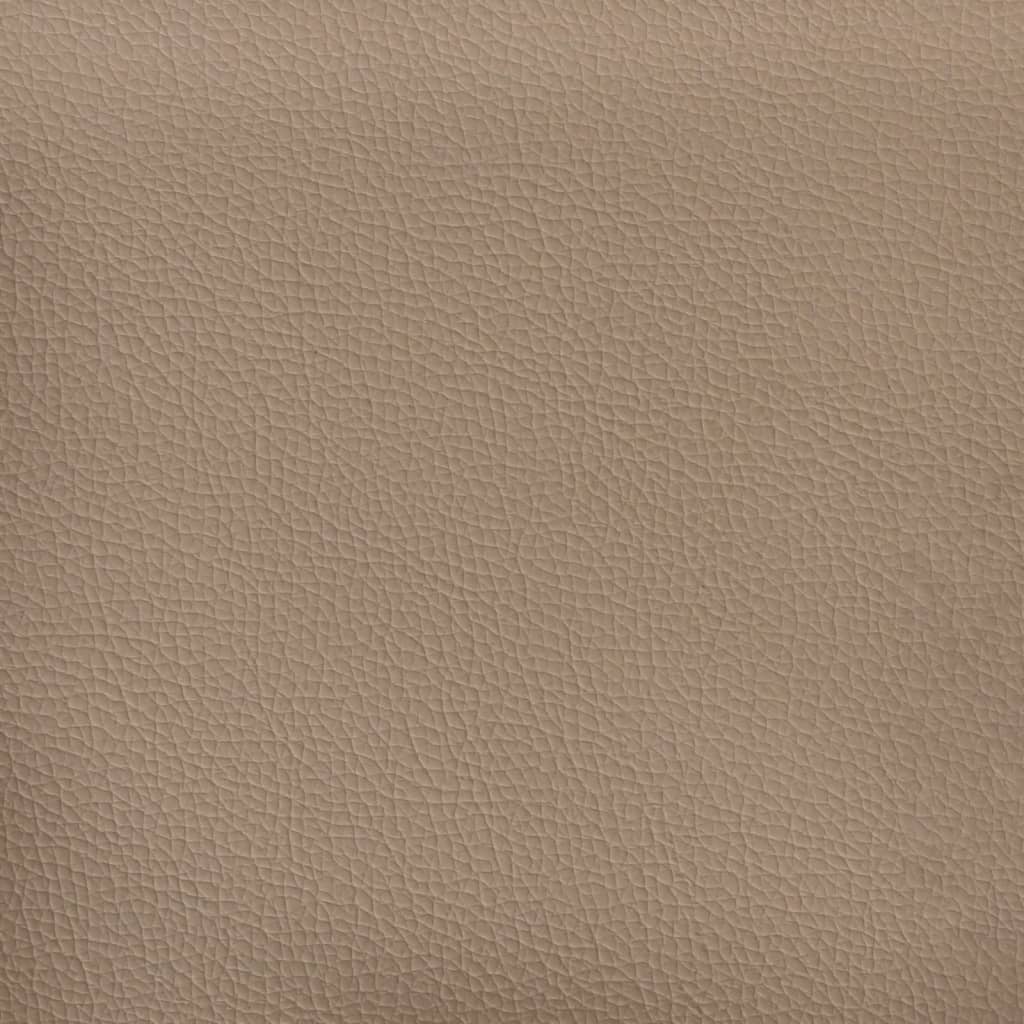 Bettgestell ohne Matratze Cappuccino-Braun 120x190cm Kunstleder