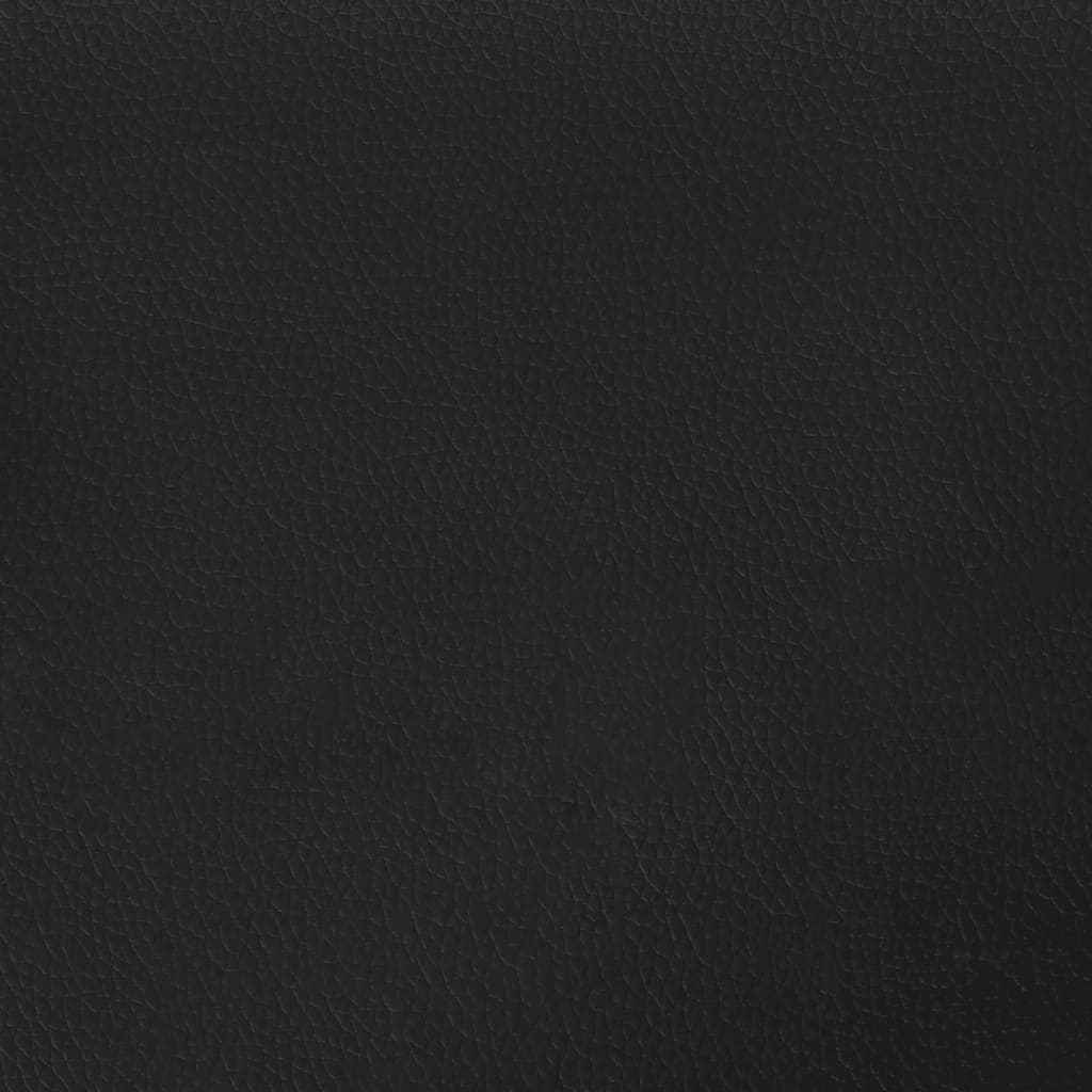 Bettgestell Schwarz 120x200 cm Kunstleder
