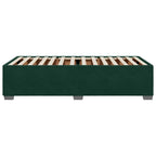 Bettgestell ohne Matratze Dunkelgrün 80x200 cm Samt