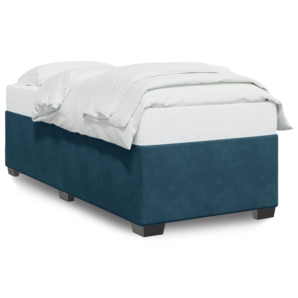 Bettgestell Blau 90x190 cm Samt