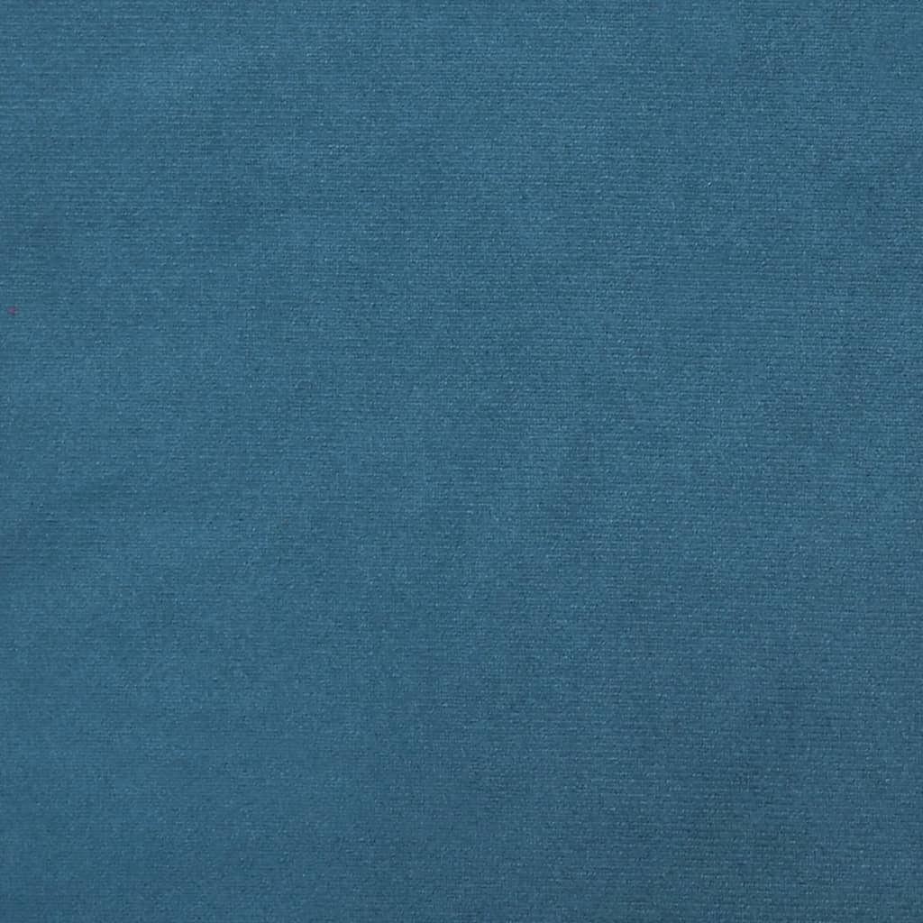 Bettgestell Blau 90x190 cm Samt