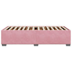 Bettgestell Rosa 90x190 cm Samt