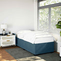 Bettgestell Blau 100x200 cm Samt
