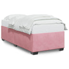 Bettgestell Rosa 100x200 cm Samt