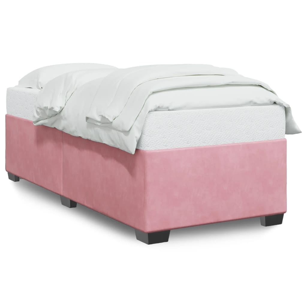 Bettgestell Rosa 100x200 cm Samt
