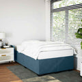 Bettgestell Blau 120x200 cm Samt