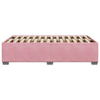 Bettgestell Rosa 120x200 cm Samt