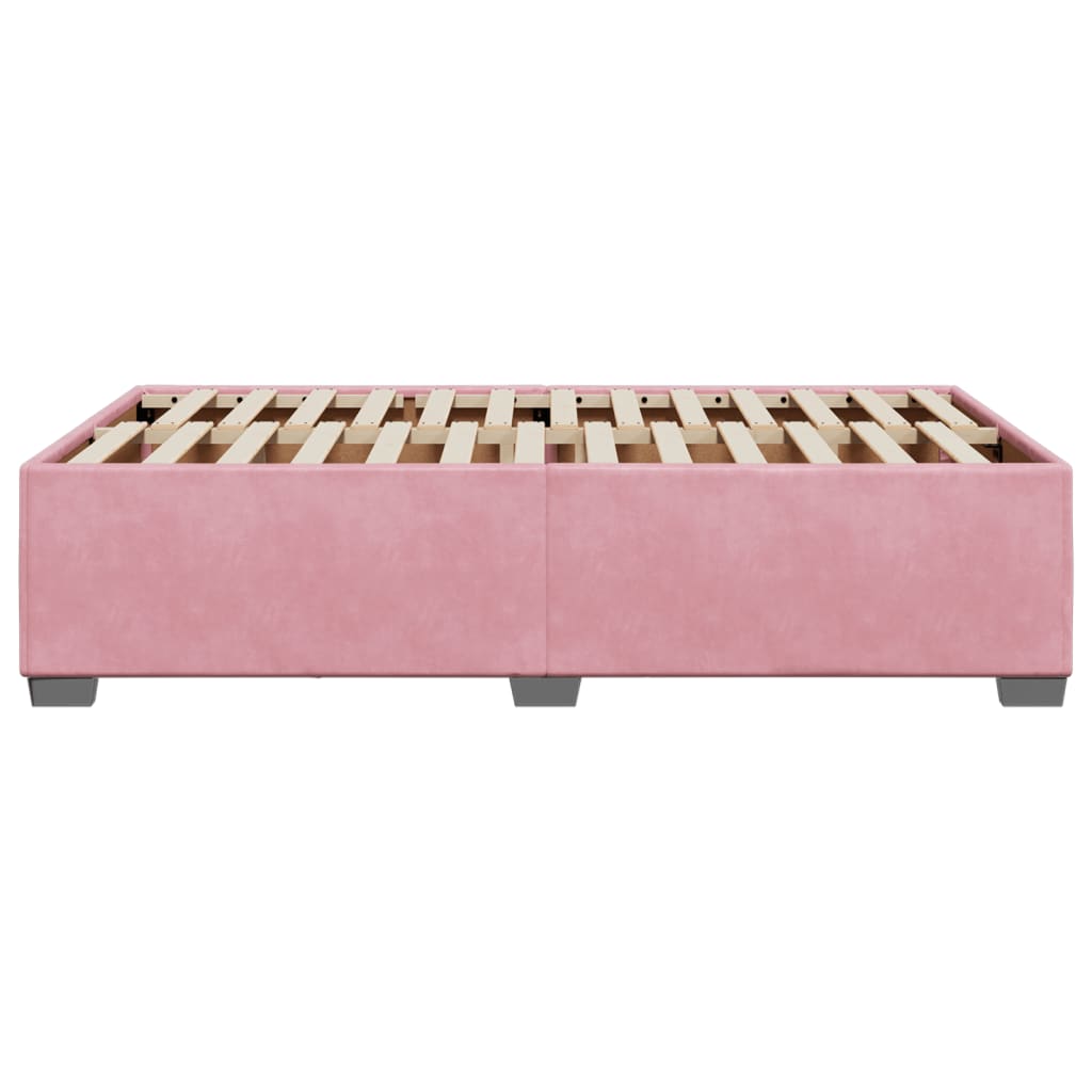 Bettgestell Rosa 120x200 cm Samt