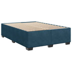 Bettgestell Blau 140x190 cm Samt
