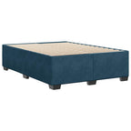 Bettgestell Blau 140x190 cm Samt